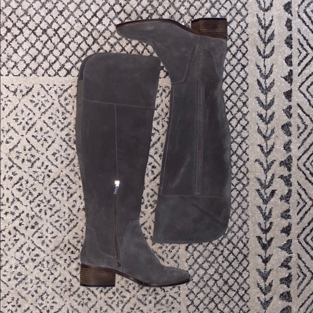 Vince camuto knee high suede boots